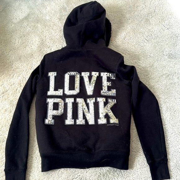 PINK by Victoria Secret Fleece lined hoodie - Picture 1 of 3